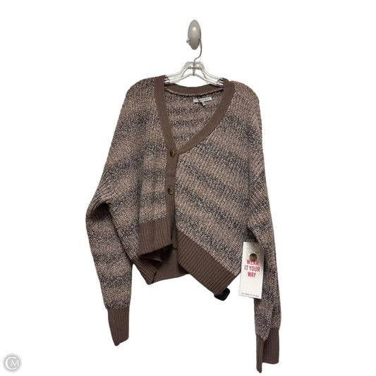 Sweater By Celebrity Pink In Brown, Size: 3x