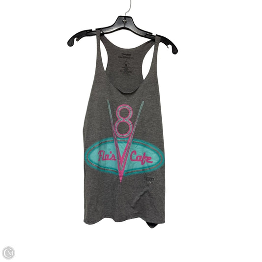 Tank Top By Disney In Grey, Size: M