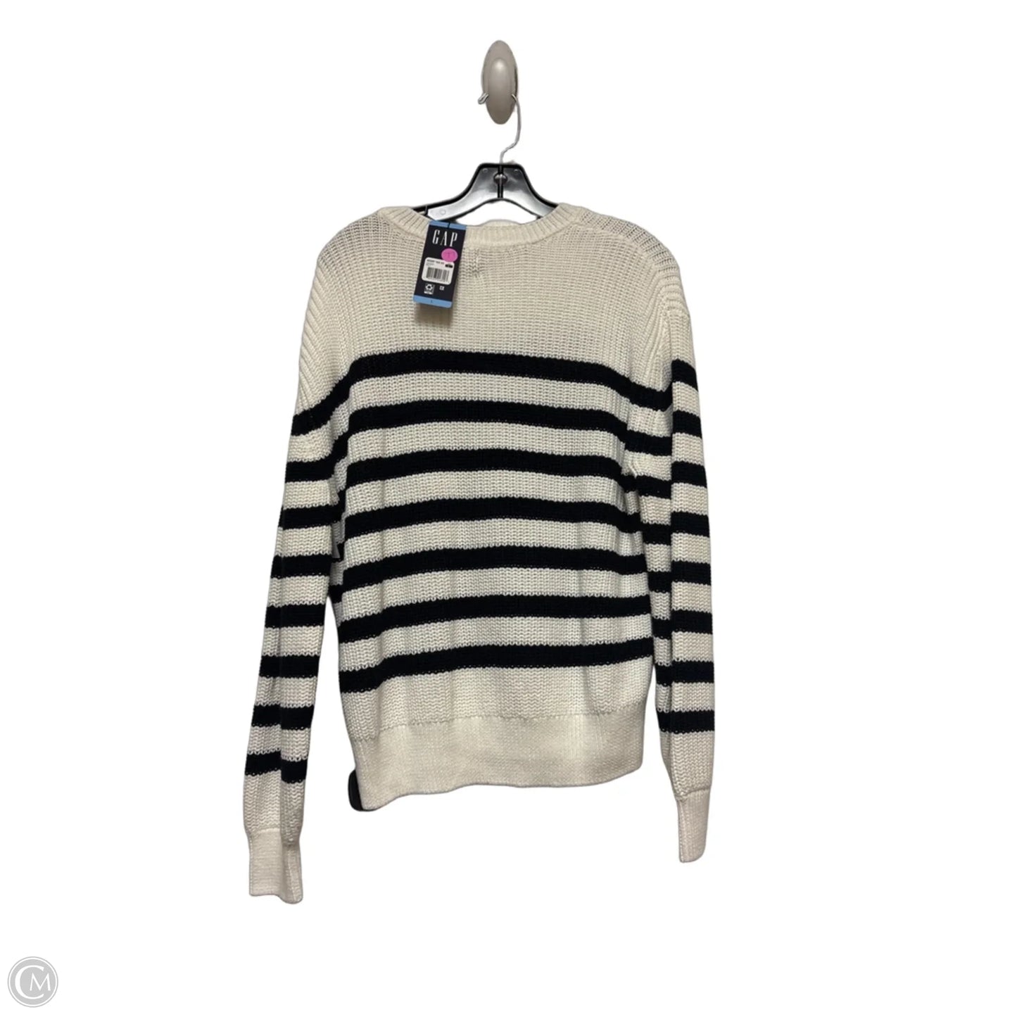 Sweater By Gap In Striped Pattern, Size: L