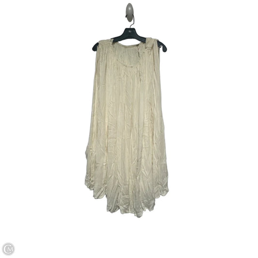 Top Sleeveless By Free People In Cream, Size: L