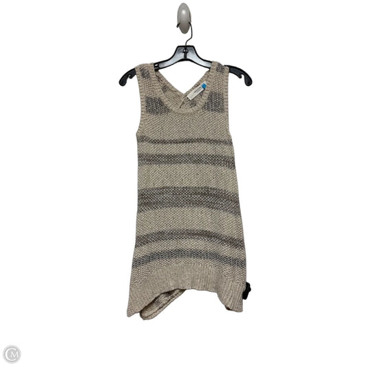 Top Sleeveless By Sparrow In Brown & Tan, Size: S