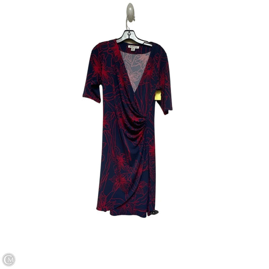 Dress Casual Short By Tommy Bahama In Blue & Red, Size: M