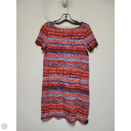 Dress Designer By Tory Burch In Blue Red & White, Size: Xs