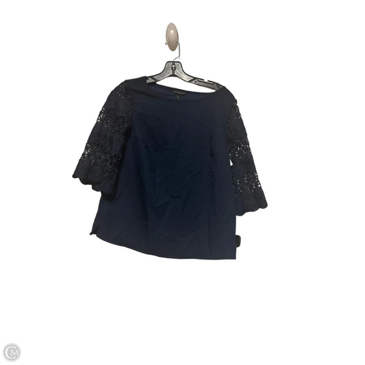 Top Short Sleeve By Banana Republic In Navy, Size: Xsp
