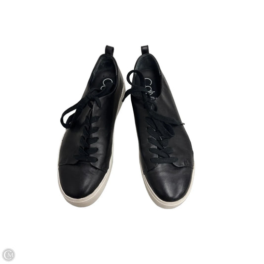 Shoes Sneakers By Calvin Klein In Black, Size: 8.5
