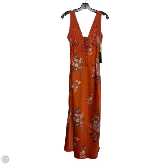 Dress Casual Midi By One Clothing In Floral Print, Size: L