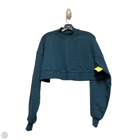 Sweatshirt Crewneck By Gym Shark In Blue, Size: Xs