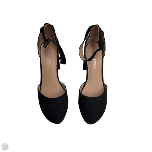 Shoes Heels Block By Clothes Mentor In Black, Size: 8