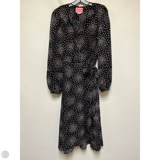 Dress Designer By Kate Spade In Black & Pink, Size: 14