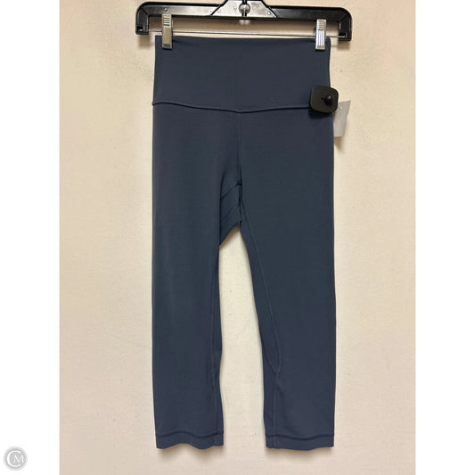 Athletic Leggings Capris By Lululemon In Blue, Size: Xs