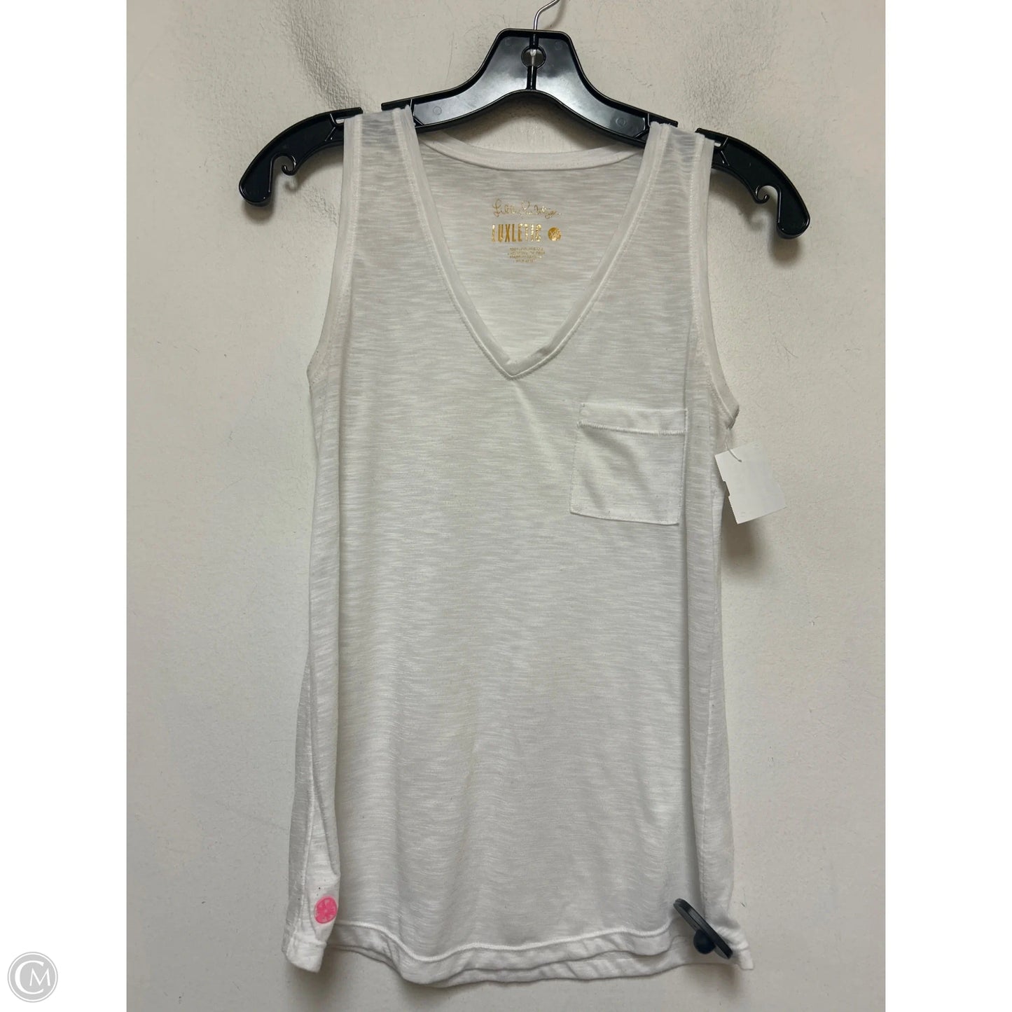 Tank Top Designer By Lilly Pulitzer In White, Size: Xs
