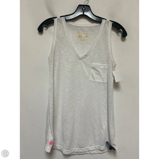 Tank Top Designer By Lilly Pulitzer In White, Size: Xs