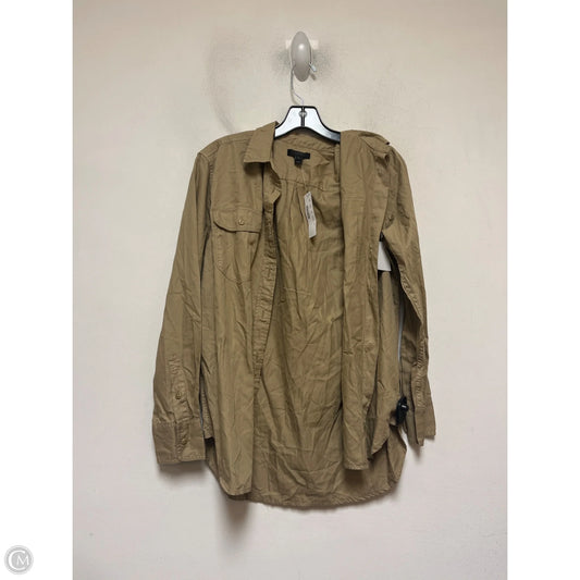 Top Long Sleeve By J. Crew In Tan, Size: S