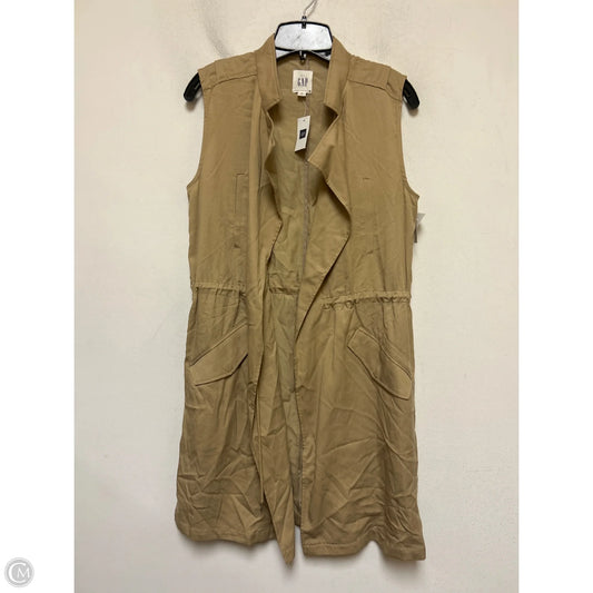 Vest Other By Gap In Tan, Size: Xs