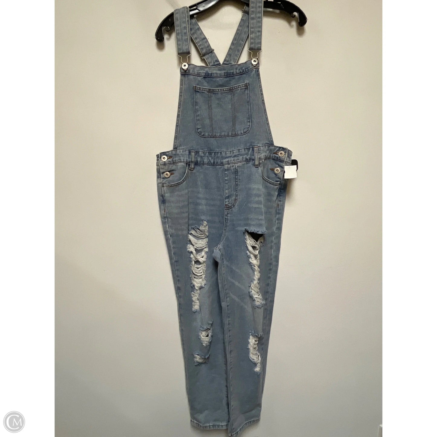 Overalls By Clothes Mentor In Blue Denim, Size: S