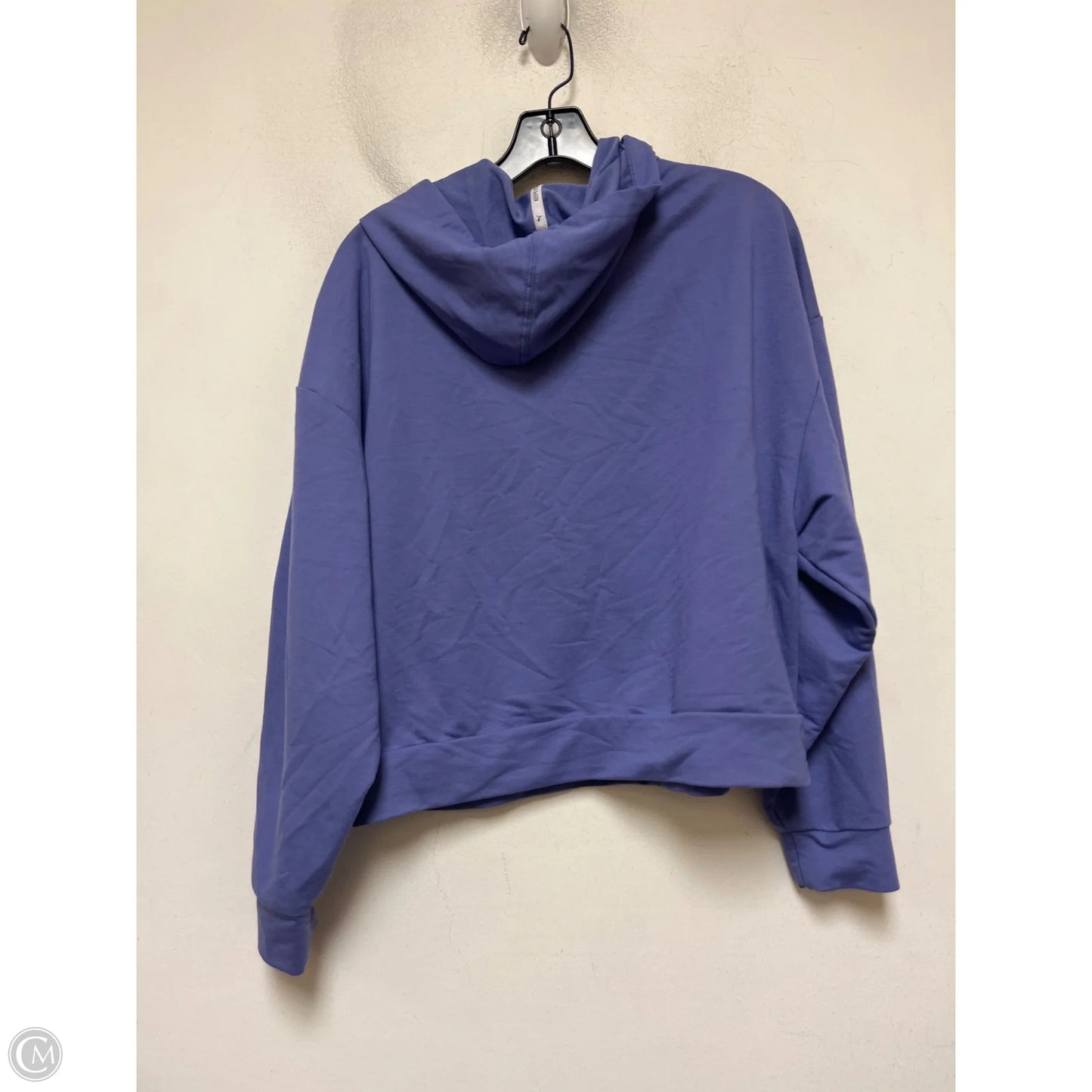 Sweatshirt Hoodie By Puma In Purple, Size: L