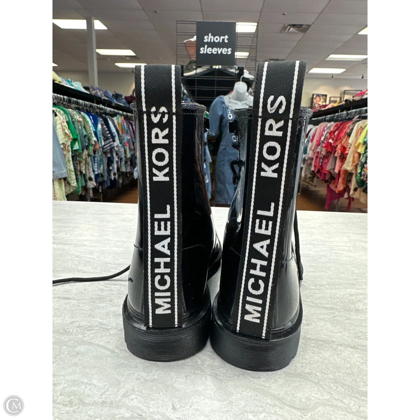 Boots Ankle Flats By Michael By Michael Kors In Black, Size: 9