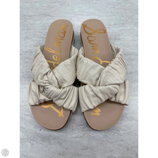 Sandals Flats By Sam Edelman In Cream, Size: 8.5