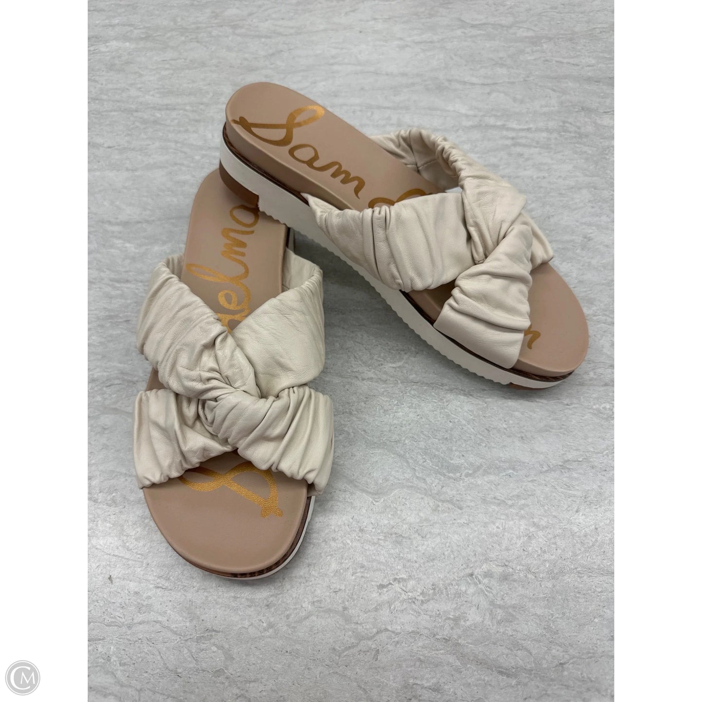 Sandals Flats By Sam Edelman In Cream, Size: 8.5