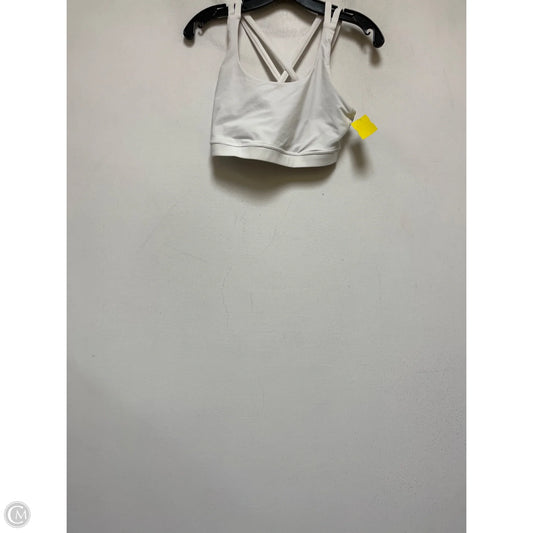 Athletic Bra By Lululemon In White, Size: M