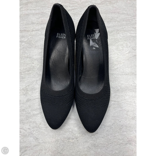 Shoes Heels Block By Eileen Fisher In Black, Size: 9