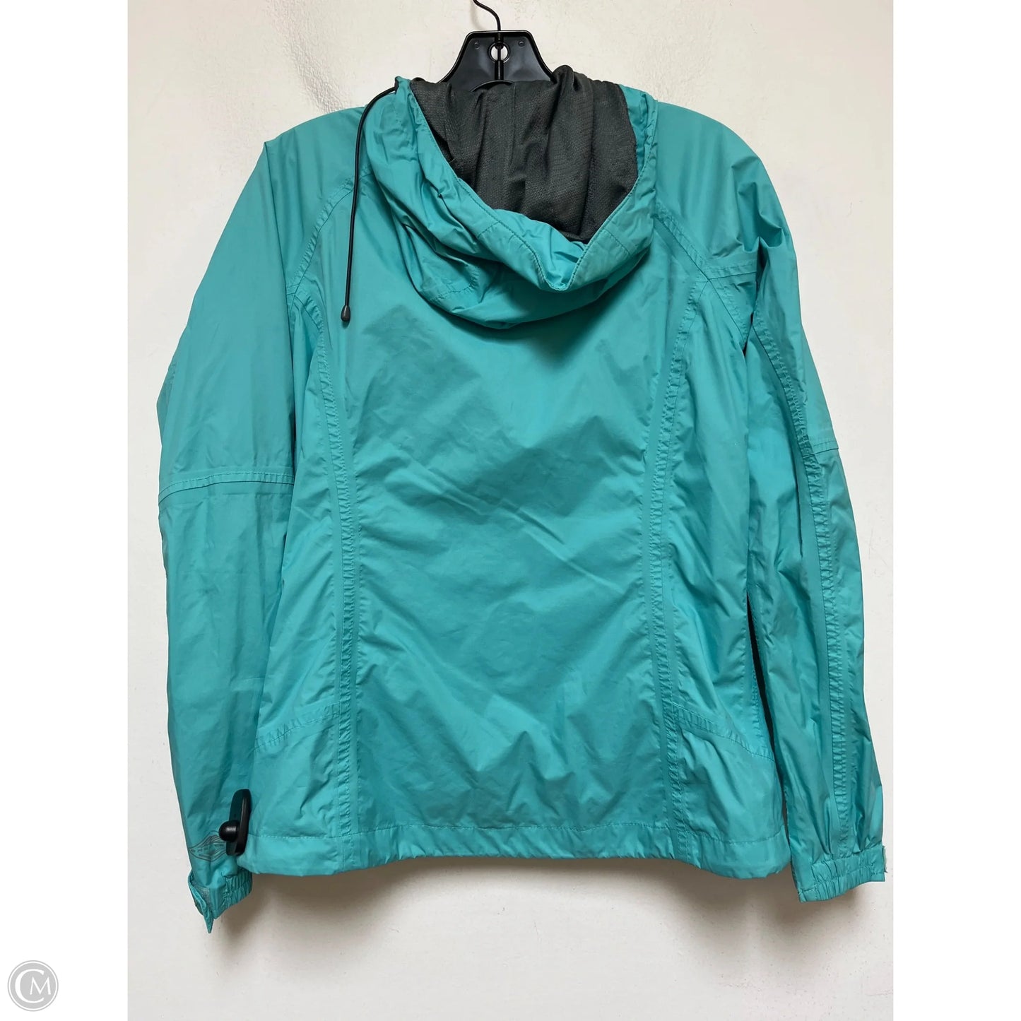 Jacket Windbreaker By Columbia In Aqua, Size: S