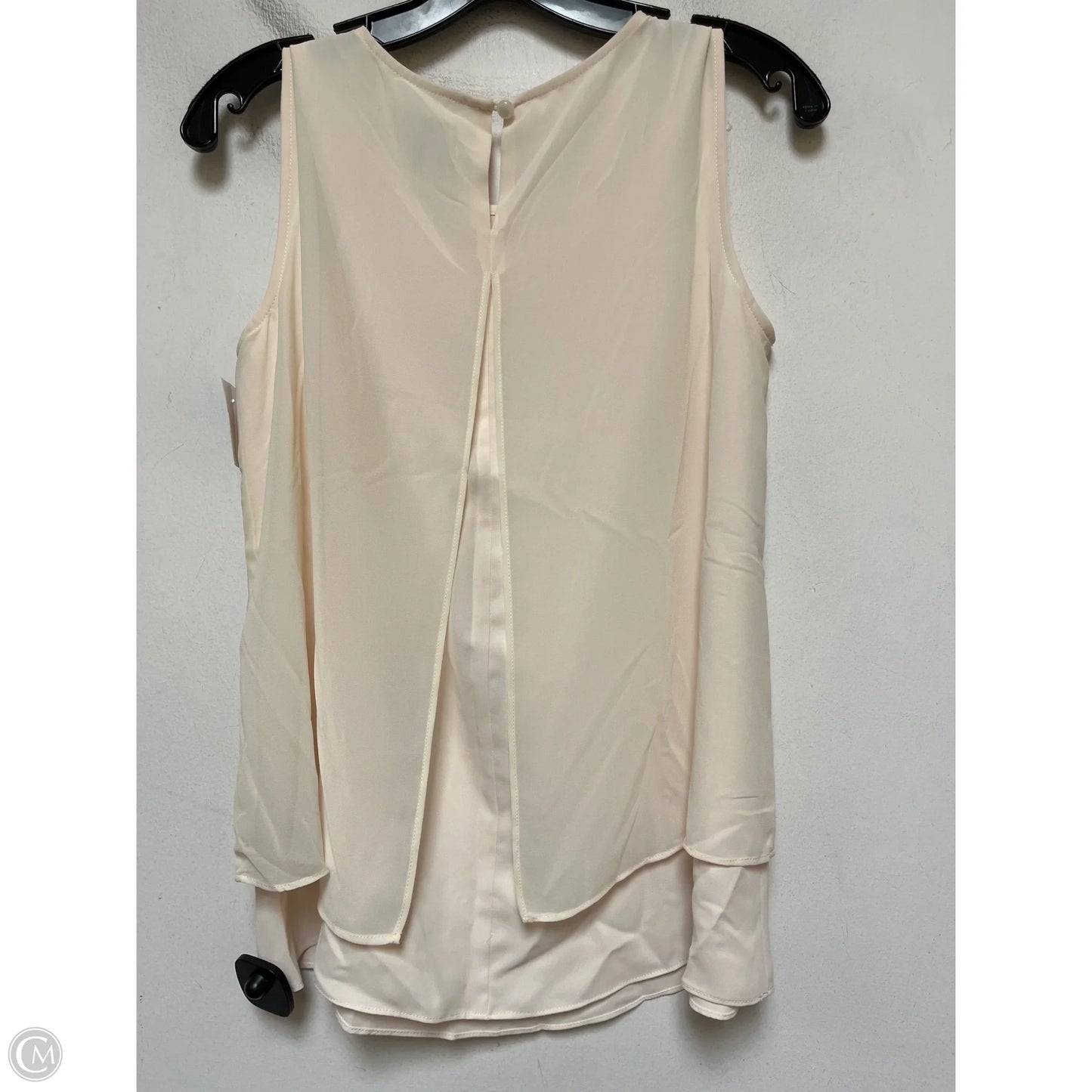 Top Sleeveless By Anne Klein In Cream, Size: Xs