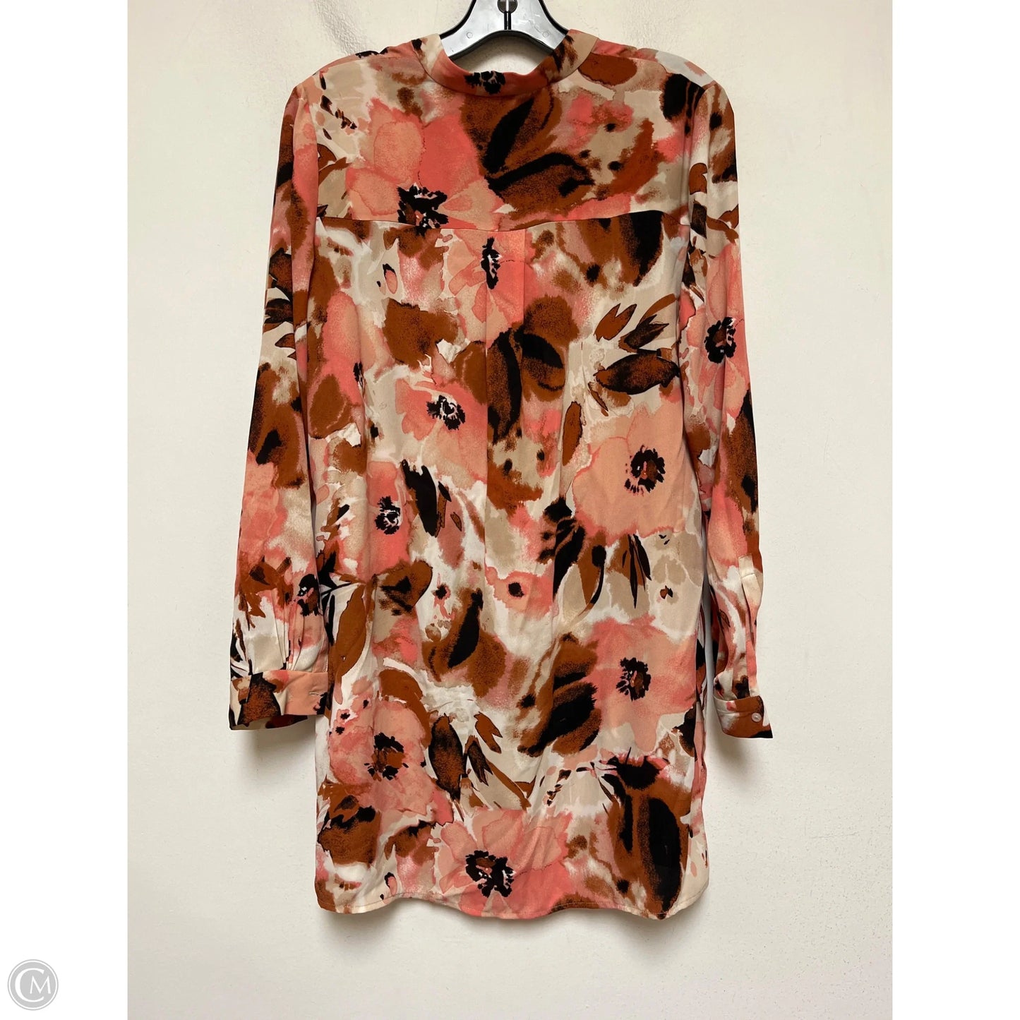 Top Long Sleeve By Anne Klein In Floral Print, Size: S