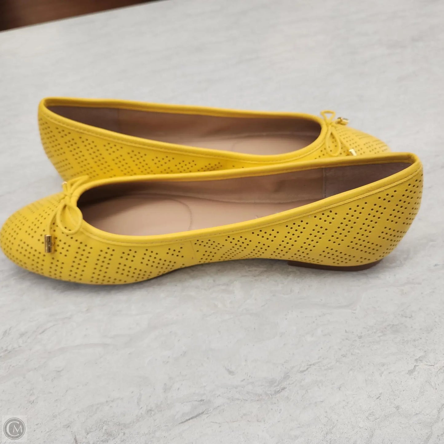 Sandals Flats By Lauren By Ralph Lauren In Yellow, Size: 7.5