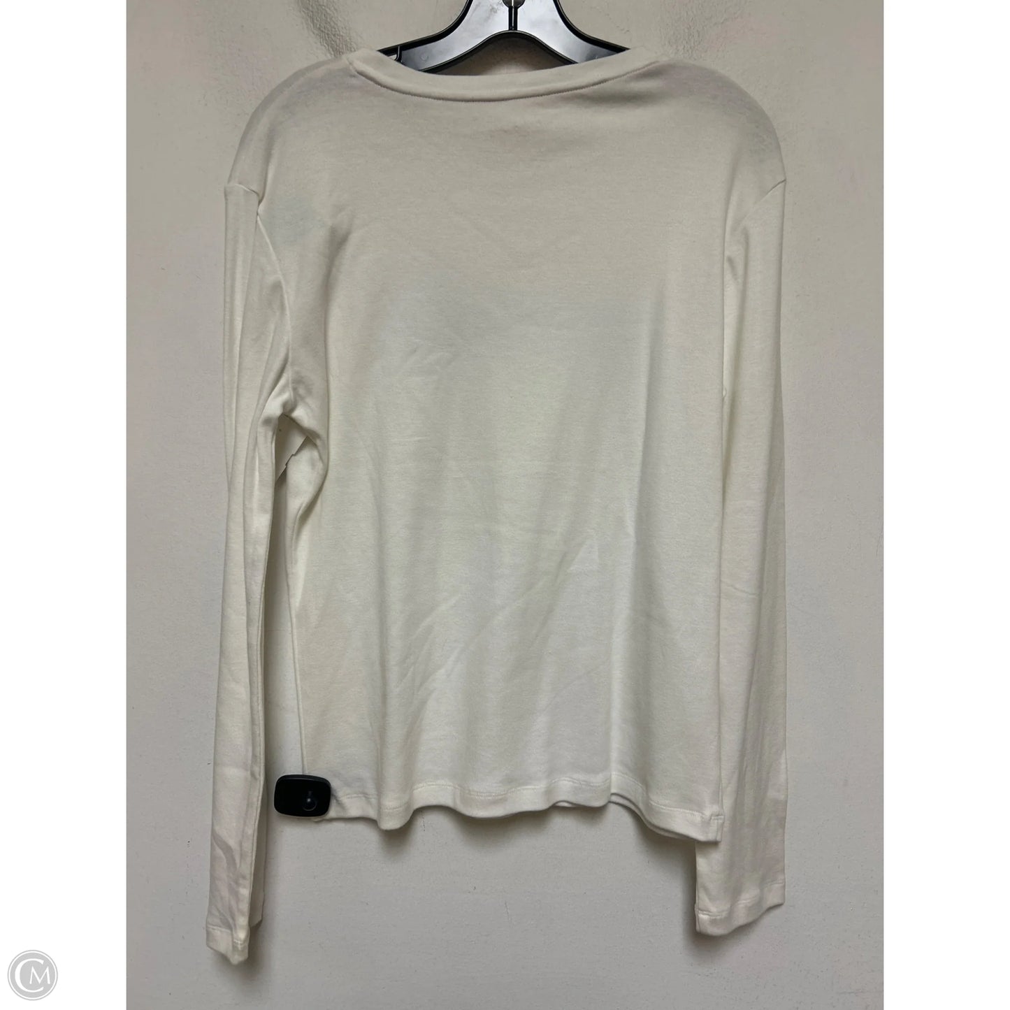Top Long Sleeve By Vera Bradley In White, Size: L