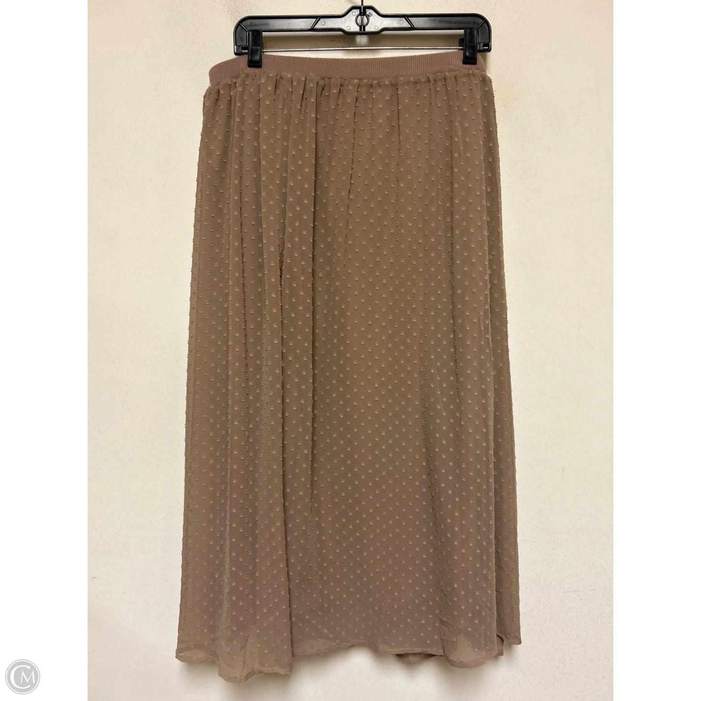 Skirt Maxi By Adrianna Papell In Brown, Size: Xl