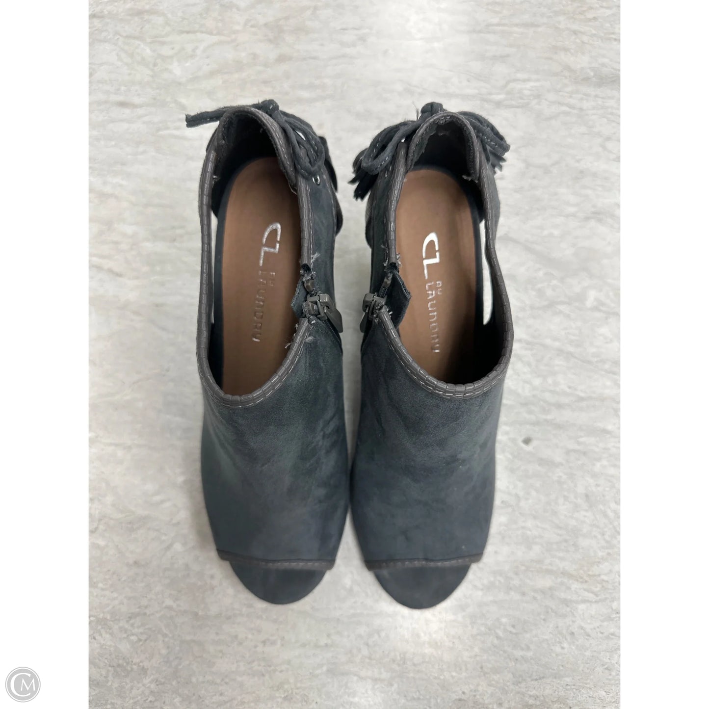 Shoes Heels Wedge By Cl By Chinese Laundry In Grey, Size: 6.5