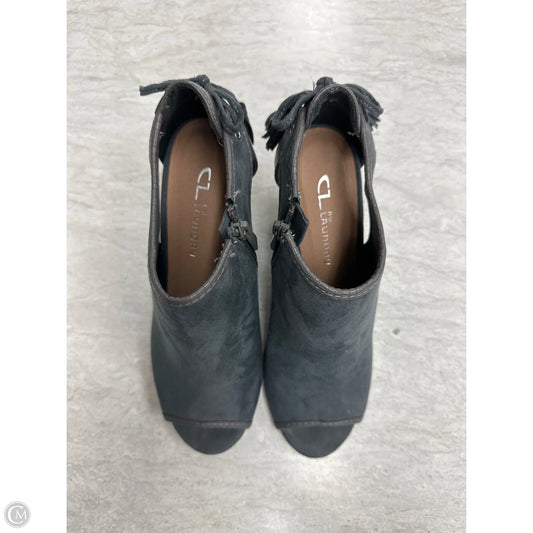 Shoes Heels Wedge By Cl By Chinese Laundry In Grey, Size: 6.5
