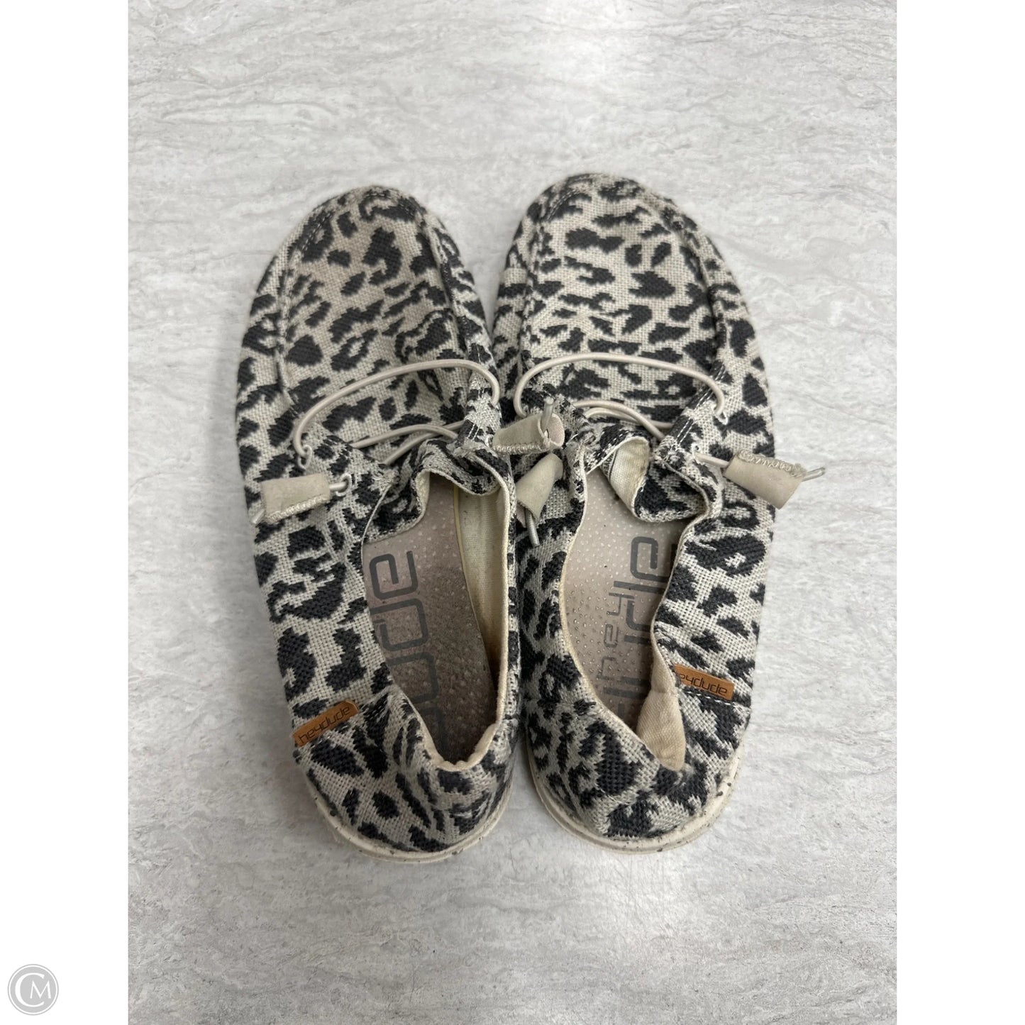 Shoes Flats By Hey Dude In Animal Print, Size: 6