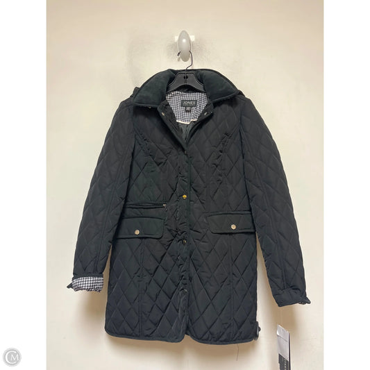 Coat Puffer & Quilted By Jones New York In Black, Size: S