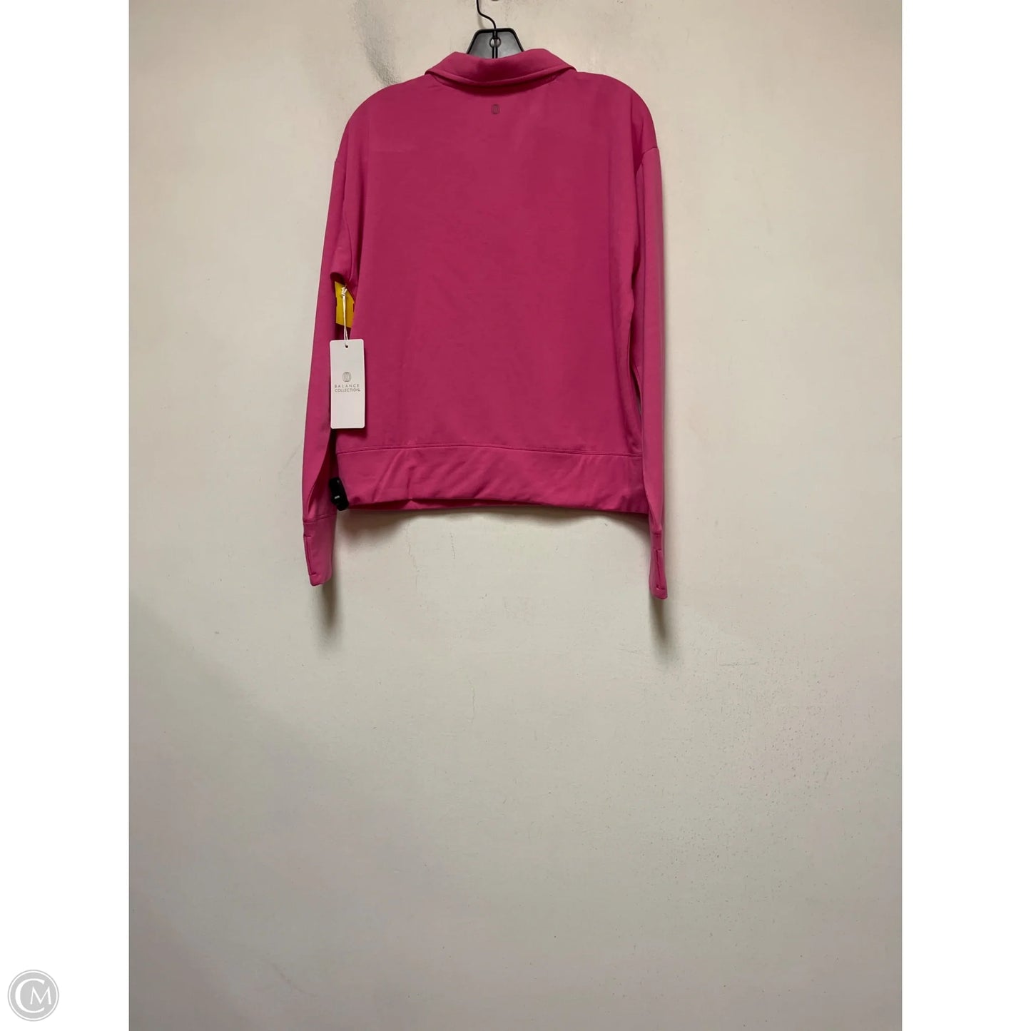 Athletic Sweatshirt Crewneck By Balance Collection In Pink, Size: M