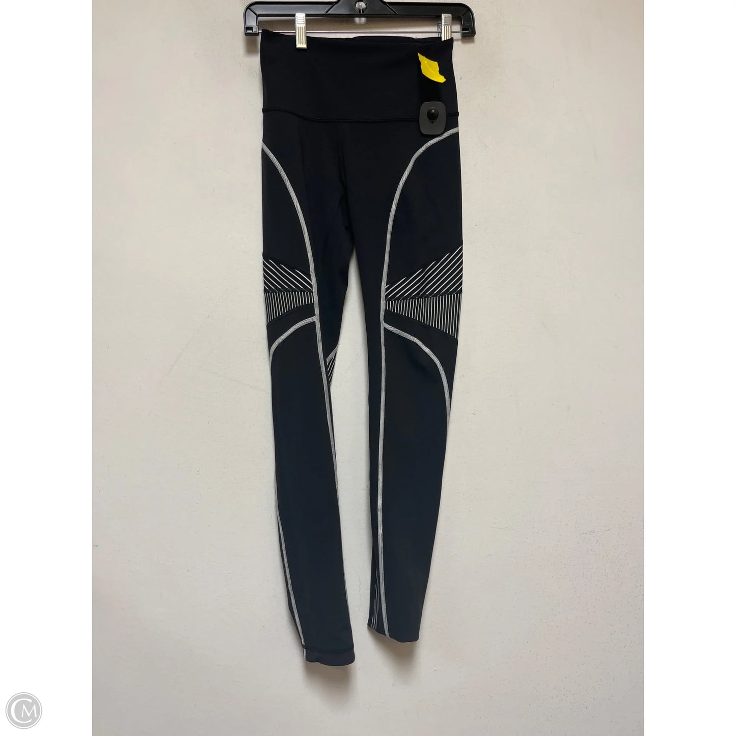 Athletic Leggings By Lululemon In Black & White, Size: 4