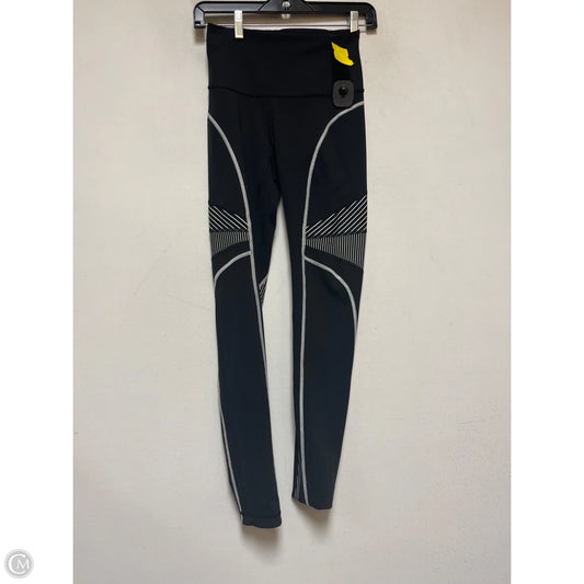 Athletic Leggings By Lululemon In Black & White, Size: 4