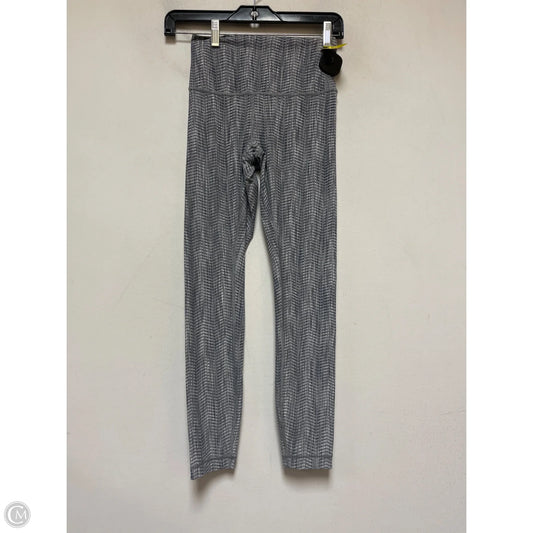 Athletic Leggings By Lululemon In Grey, Size: 4