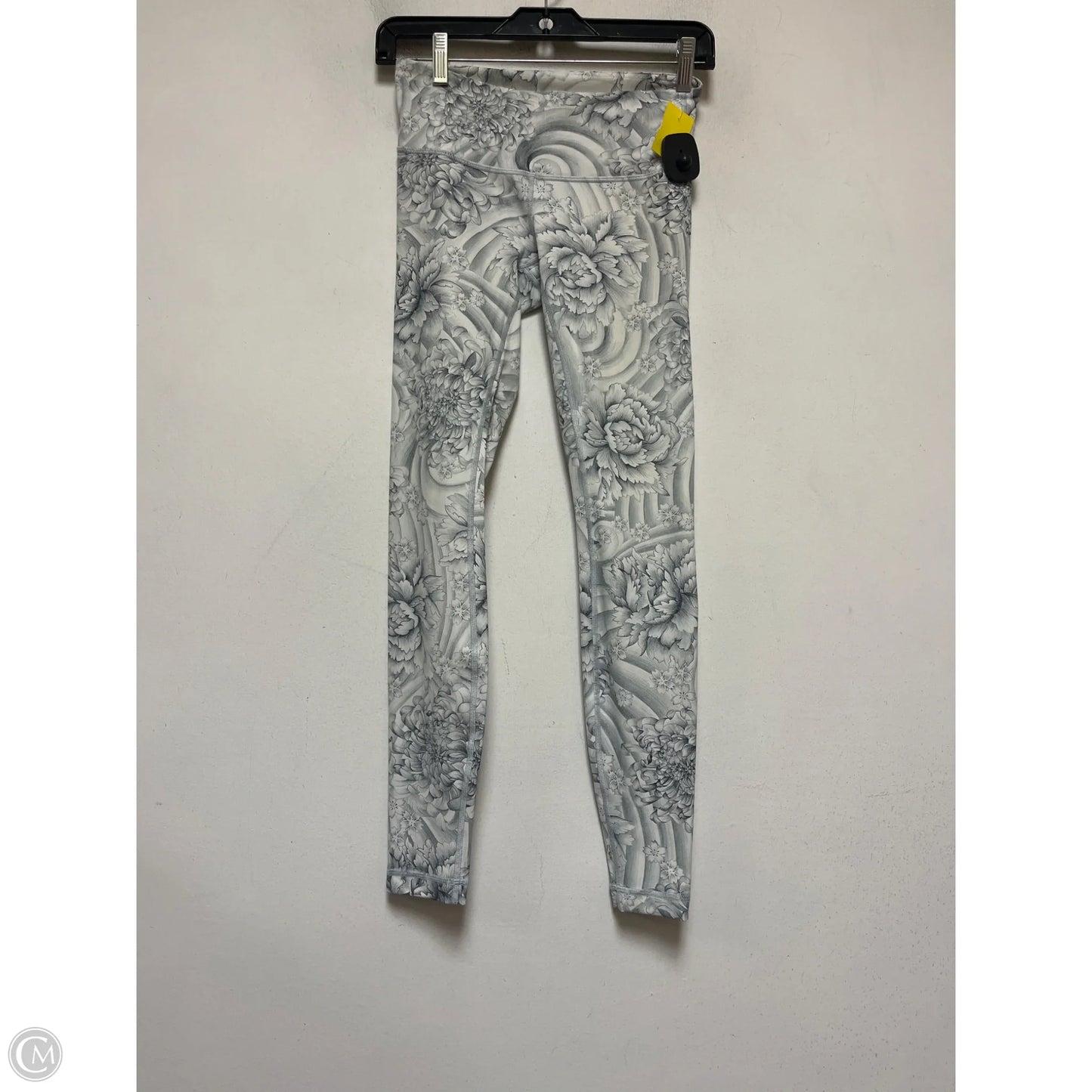 Athletic Leggings By Lululemon In Floral Print, Size: 4
