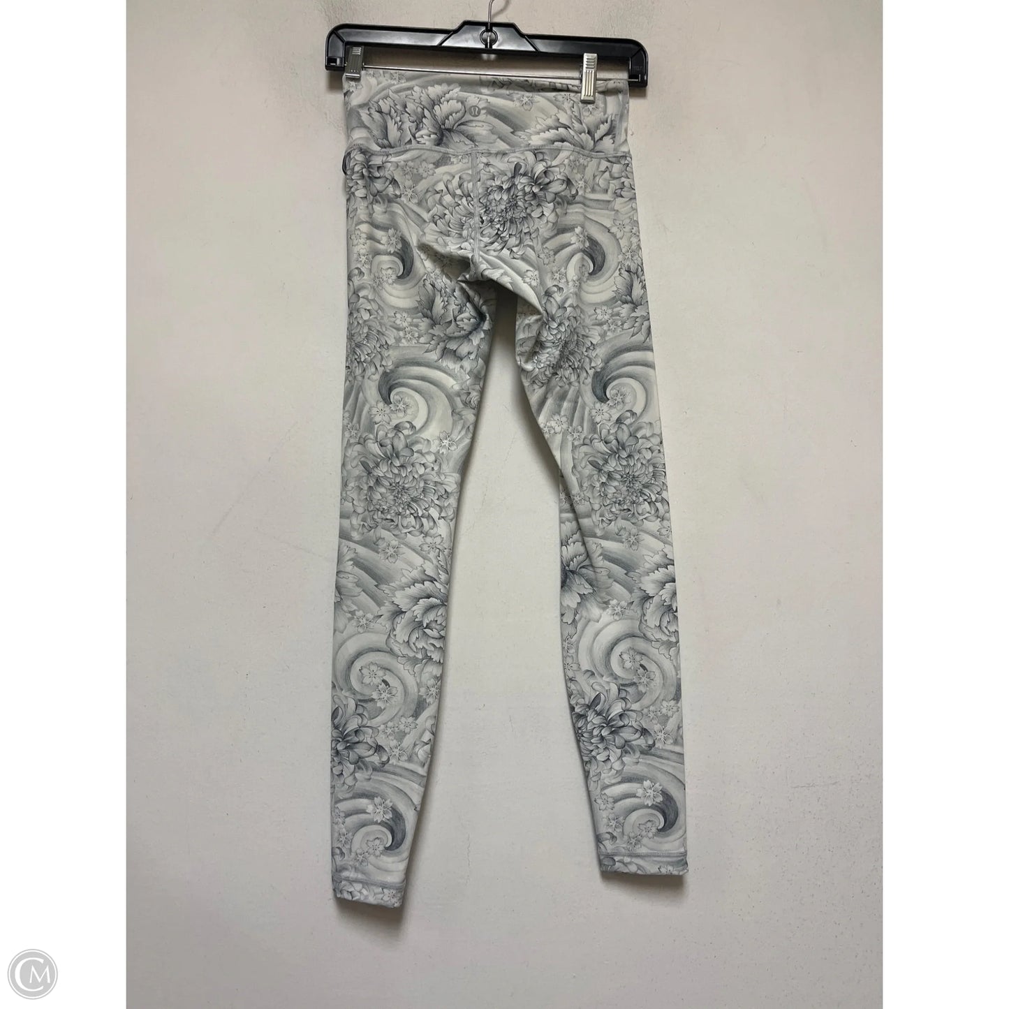 Athletic Leggings By Lululemon In Floral Print, Size: 4