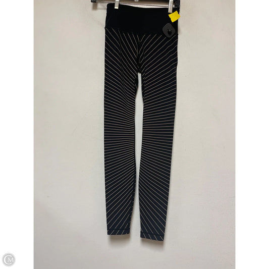 Athletic Leggings By Lululemon In Striped Pattern, Size: 2