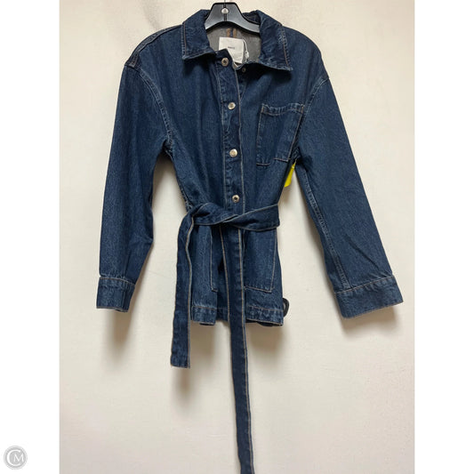Jacket Denim By Mng In Blue Denim, Size: Xs