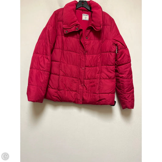 Jacket Puffer & Quilted By Old Navy In Pink, Size: L