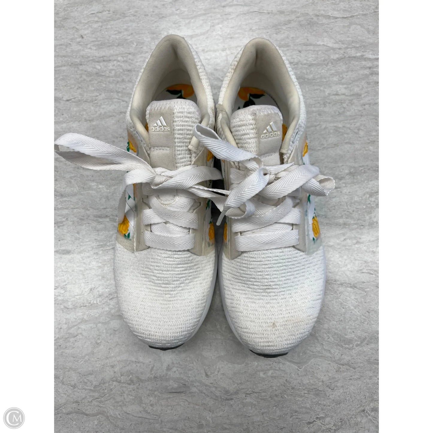 Shoes Athletic By Adidas In Floral Print, Size: 7