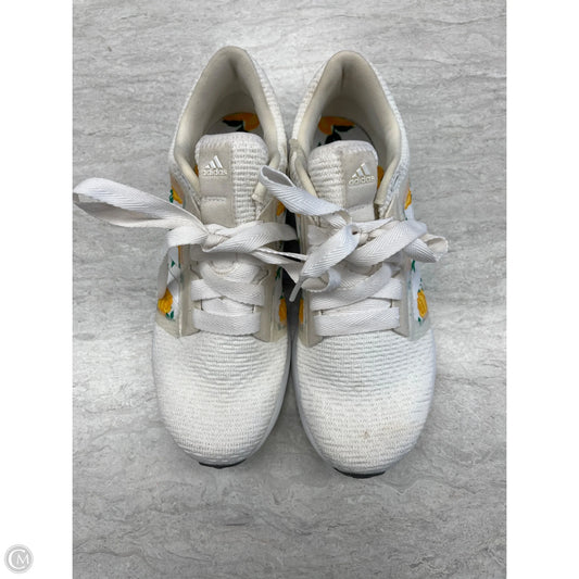 Shoes Athletic By Adidas In Floral Print, Size: 7