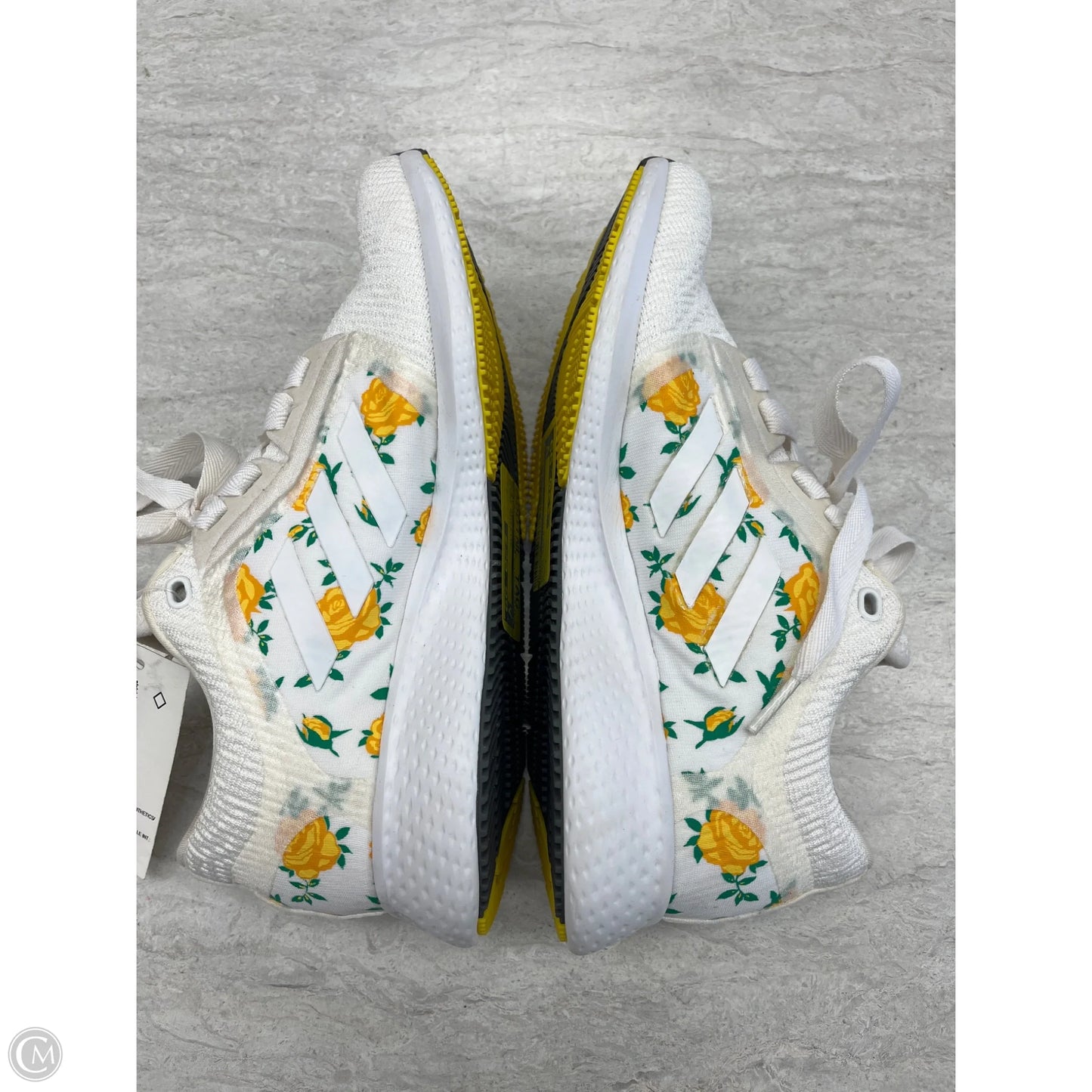 Shoes Athletic By Adidas In Floral Print, Size: 7