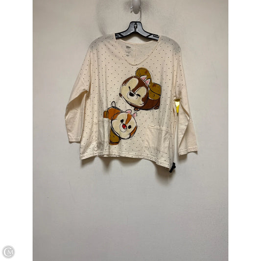 Top Long Sleeve By Disney Store In Polkadot Pattern, Size: M