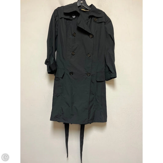 Coat Raincoat By Max Studio In Black, Size: M