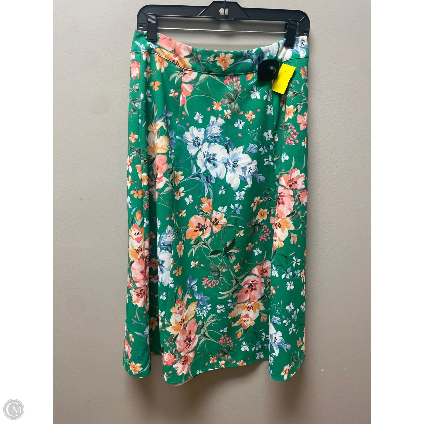 Skirt Midi By Loft In Floral Print, Size: 4